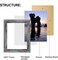 Picture Frames set with Two 11x14, Four 8x10, Four 5x7 Gallery Wall Frame Set,Collage Picture Frame,10Pack Farmhouse wood Photo Frames for living room Wall Gallery Decor or Desk,Rustic Black